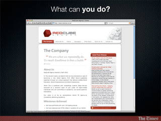 RedCube Presentation on Social Media / Multimedia for PR companies