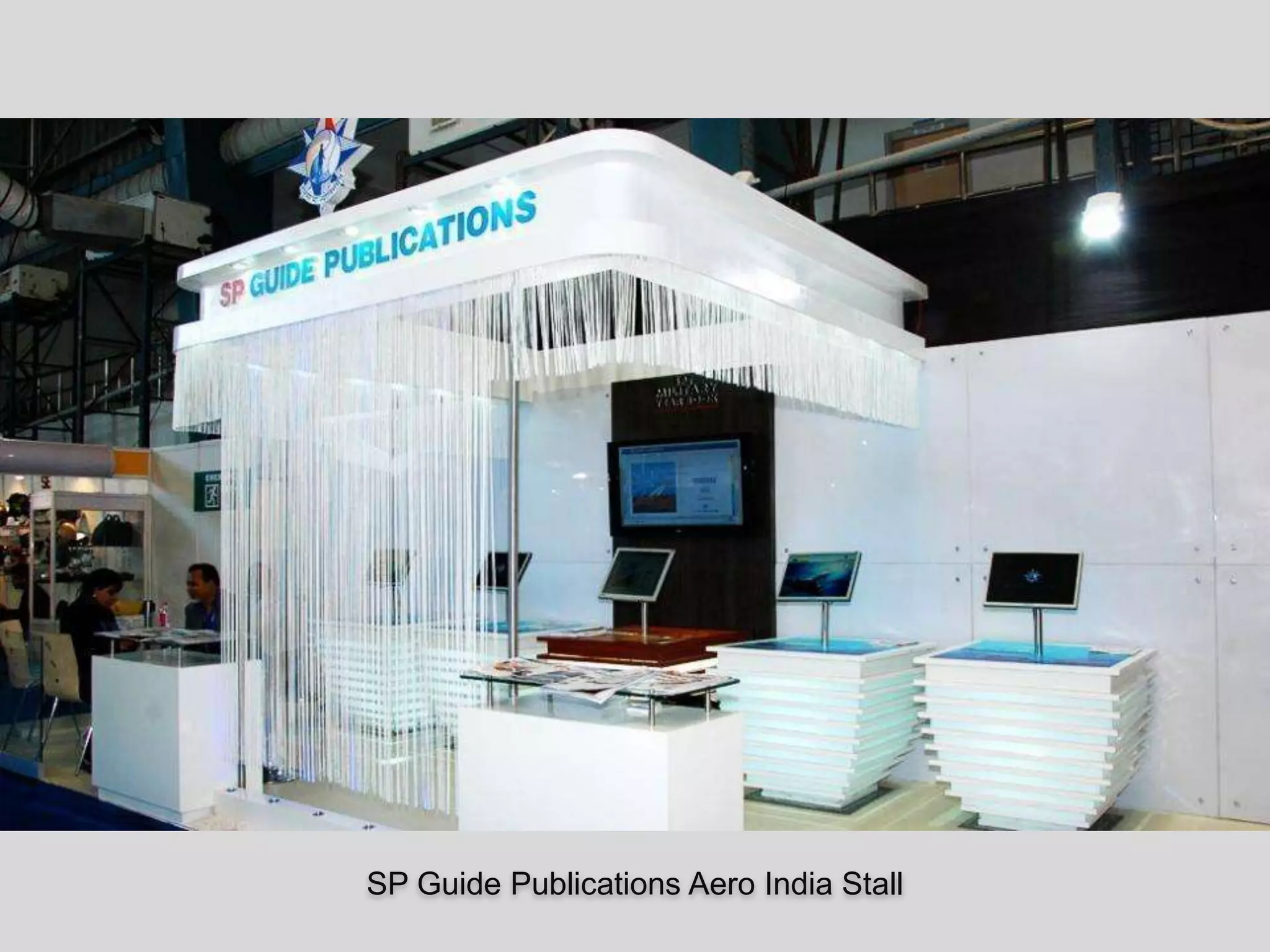 SP Guide Publications Aero India Stall
 
