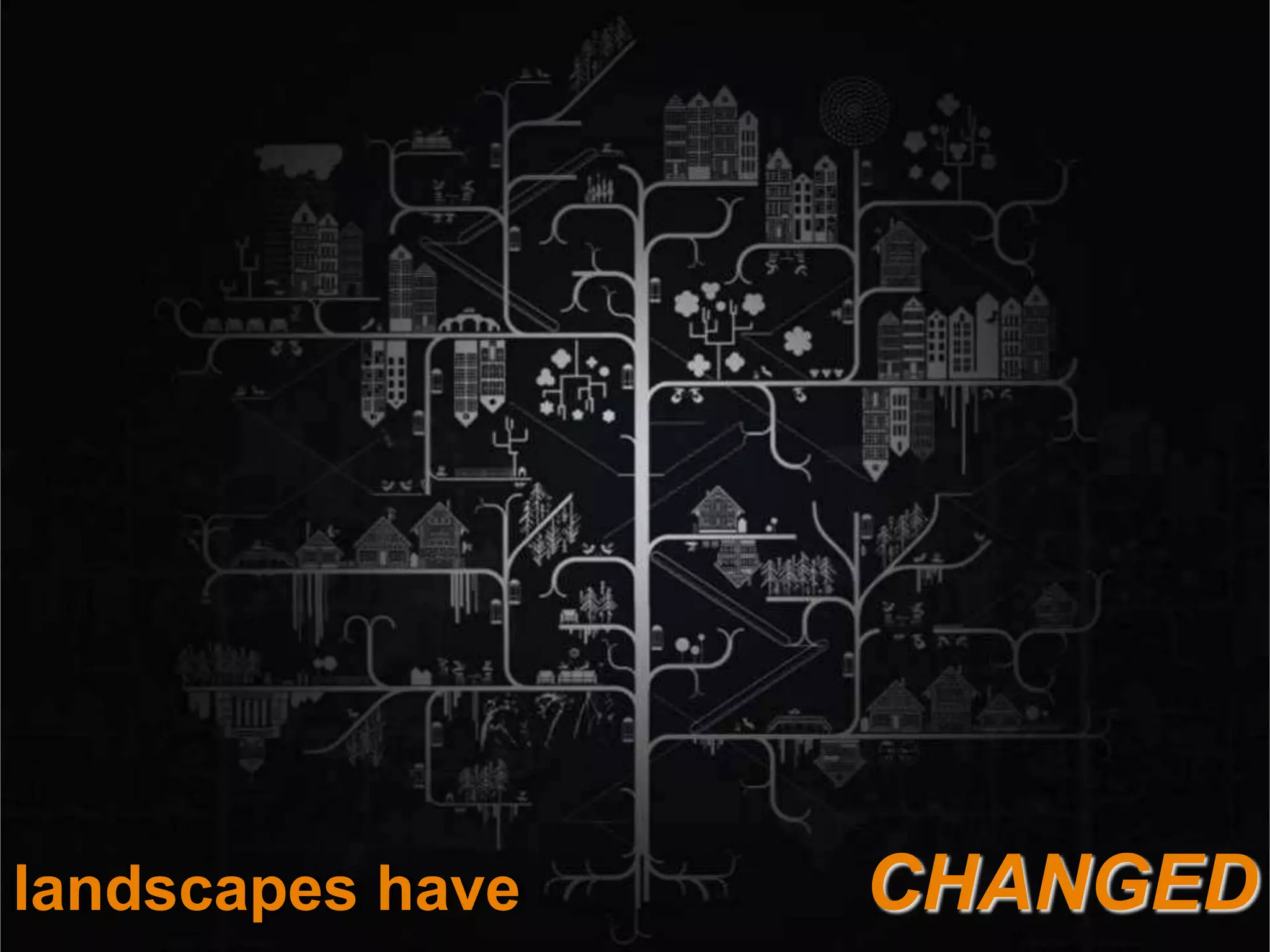 landscapes have CHANGED
 