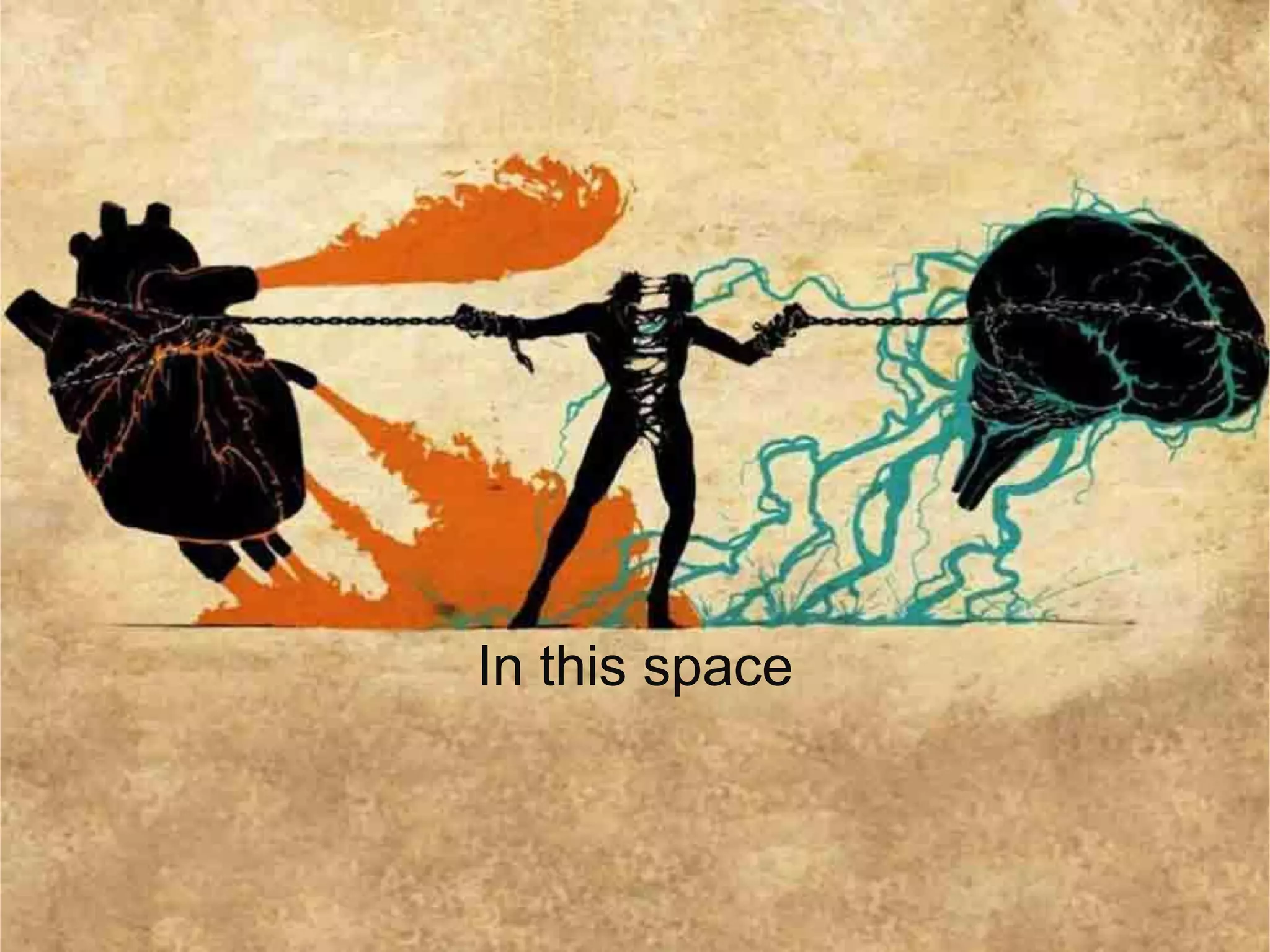 In this space
 