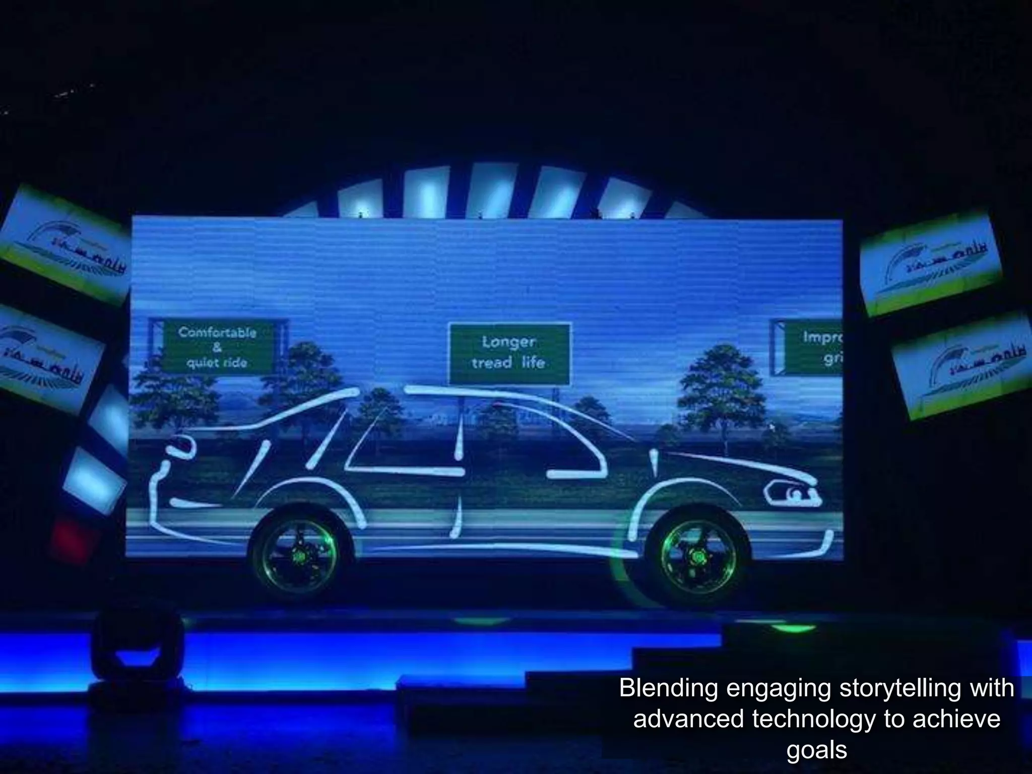 Blending engaging storytelling with
advanced technology to achieve
goals
 