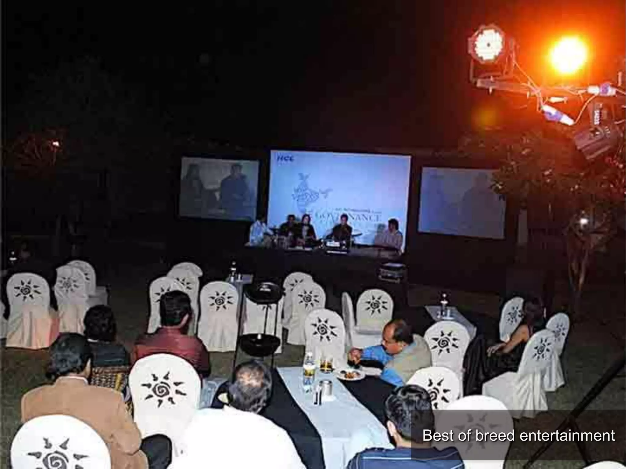 Best of breed entertainment
 