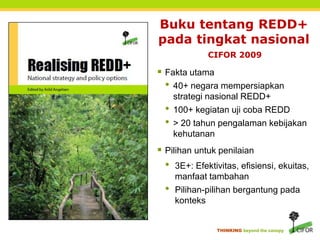Mewujudkan REDD+ Strategi nasional dan pilihan kebijakan | PPTX