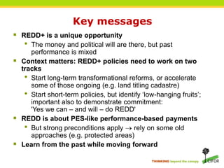 CIFOR’s site-specific REDD research in IndonesiaEstimating carbon stocks: Aceh, Papua, East Java, Jambi, Central Kalimantan, West KalimantanLeakage: Central KalimantanBiomass and mangrove ecosystems: SulawesiPlanned: Starting January 2010, six more sites are to be selected for an assessment of pilot activities and development of tools for REDD project design 