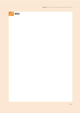 Chapter 1 | Forest, Carbon Sequestration and Climate Change
I-17
NOTES
 