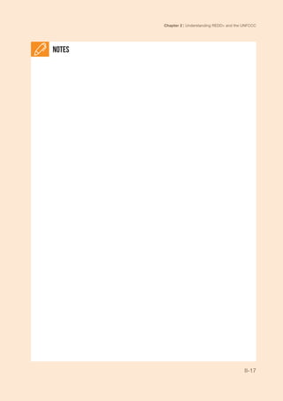 Chapter 2 | Understanding REDD+ and the UNFCCC
II-17
NOTES
 