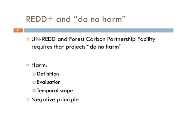 Equity Workshop Redd And The Do No Harm Principle