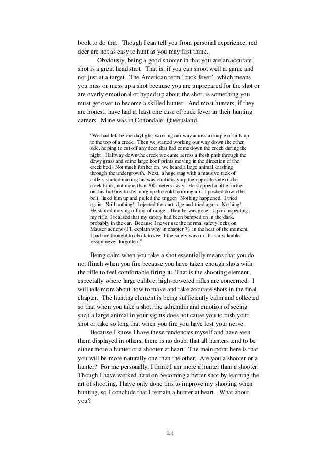 essay on deer