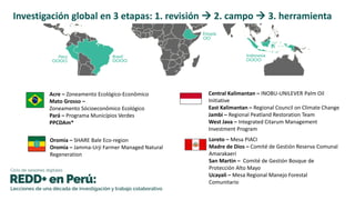 Proyecto comparativo global sobre foros multiactor subnacionales en la gestión de paisajes
