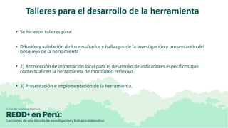 ¿Cómo vamos? Una herramienta de aprendizaje reflexivo y monitoreo de los Comités de Gestión