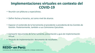 ¿Cómo vamos? Una herramienta de aprendizaje reflexivo y monitoreo de los Comités de Gestión
