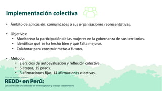 ¿Cómo vamos? Una herramienta para reflexionar sobre la participación de las mujeres indígenas u originarias en la gestión y gobernanza de sus territorios
