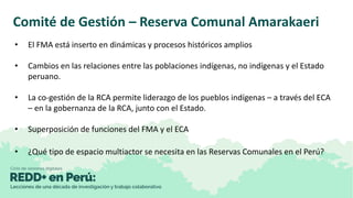 Equidad en los foros multiactor: resultados de cuatro foros en Ucayali, Loreto, Madre de Dios y San Martín