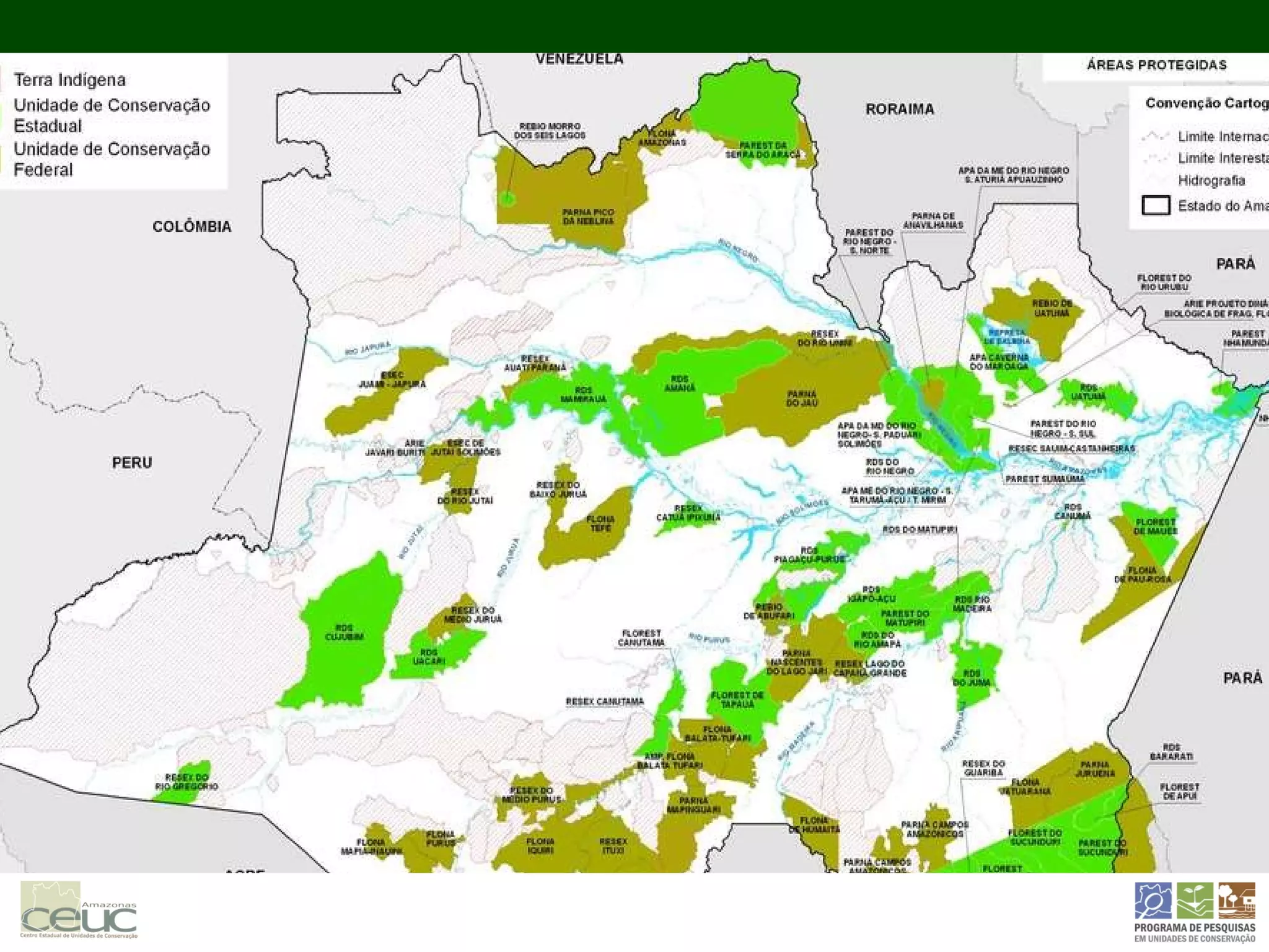 Áreas Protegidas do Amazonas (2009) Áreas Protegidas do Amazonas (2009)‏ 