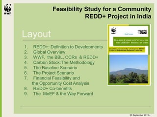 REDD+ Feasibility Study in Meghalaya, India | PPTX