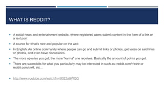 Reddit Point Reddit | PPTX