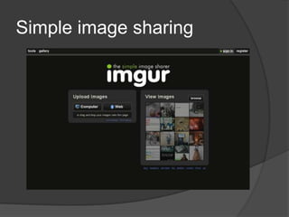 Simple image sharing
 