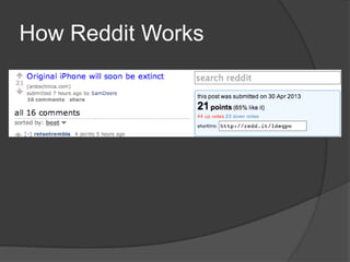 How Reddit Works
 