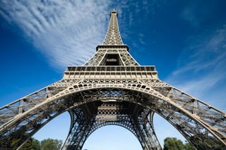 The Eiffel Tower is one of Paris's most recognized structures