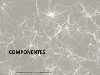 COMPONENTES


  PORTARIA Nº 4.279, DE 30 DE DEZEMBRO DE 2010
 