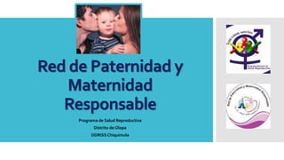 Red de Paternidad y
Maternidad
Responsable
Programa de Salud Reproductiva
Distrito de Olopa
DDRISS Chiquimula
 