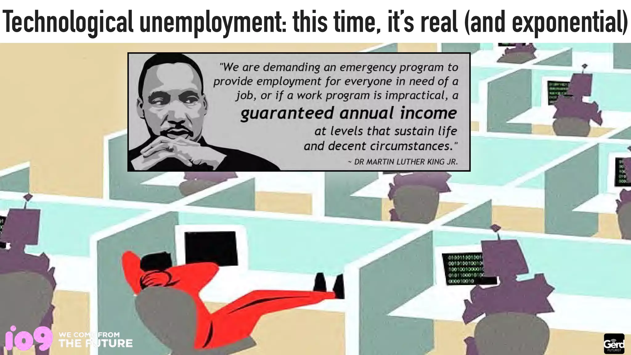 Technological unemployment: this time, it’s real (and exponential)
 