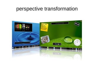 perspective transformation
 