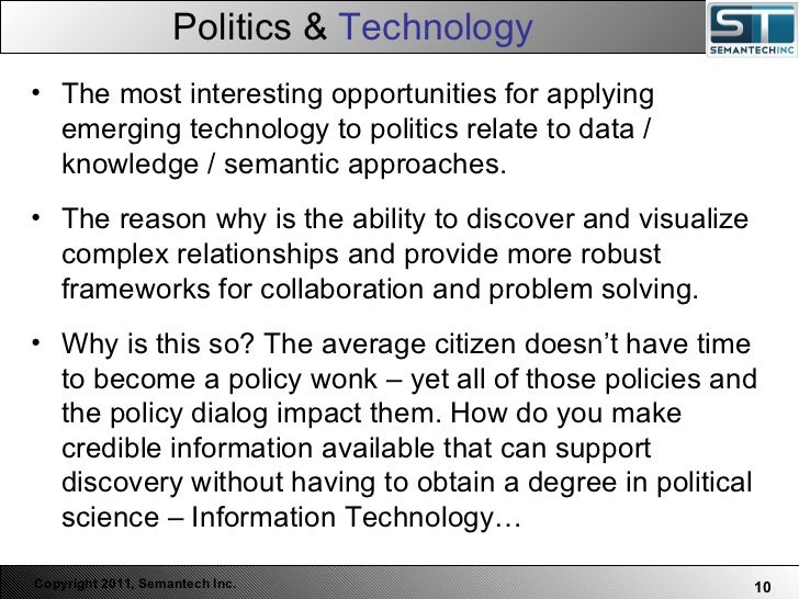 information technology and politics