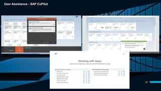 DIVIDER SLIDE
28
User Assistance - SAP CoPilot
 