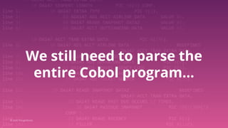 We still need to parse the
entire Cobol program...
© 2020 ThoughtWorks
 