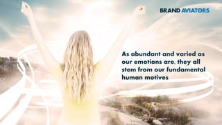 We are an ordered pattern of
fundamental motives capable of
generating life
 