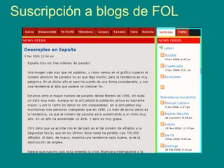 Suscripción a blogs de FOL 