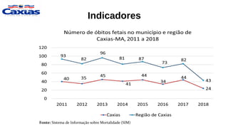 Indicadores
Fonte: Sistema de Informação sobre Mortalidade (SIM)
 