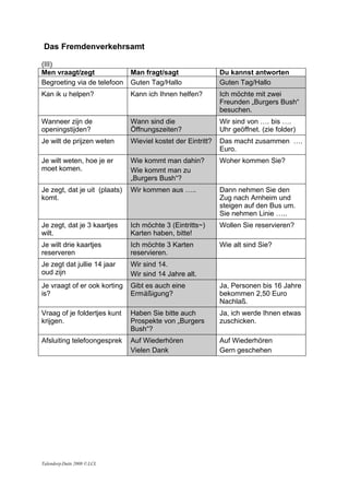 Redemitteltabellen 1-4 TD
