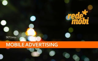 Mobile advertising SET/2011 