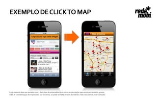 EXEMPLO DE CLICK TO MAP


                           Clique aqui e veja como chegar!




Esse material deve ser enviado com 7 dias úteis de antecedência do início da veiculação para eventuais testes e ajustes.
OBS: A contabilização de impressões por terceiros, só pode ser feita através de redirect. Não veiculamos pixel contador.
 