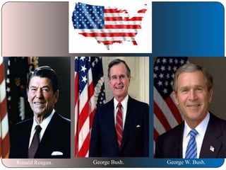 Ronald Reagan.

George Bush.

George W. Bush.

 
