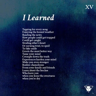 Redemption - XV Poems