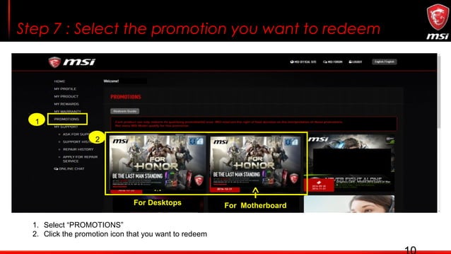 Redemption process | PPT
