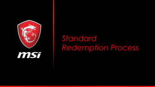 Redemption process | PPT