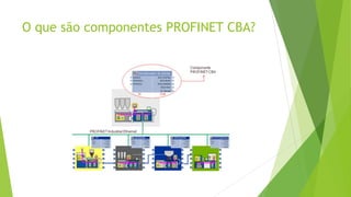 O que são componentes PROFINET CBA?
 
