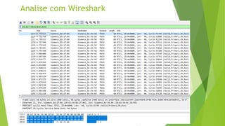 Analise com Wireshark
 