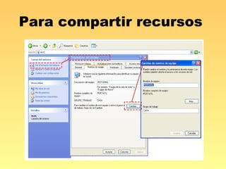Para compartir recursos  