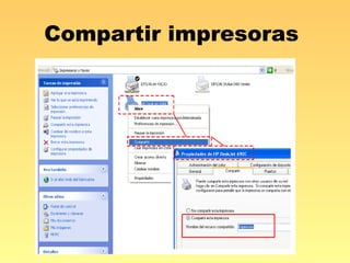 Compartir impresoras  