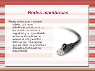 7. Redes inalámbricas. Elementos. 