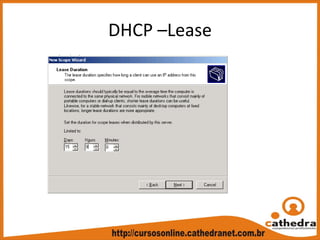 DHCP –Lease
 