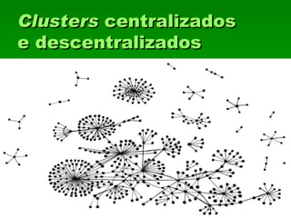 ClustersClusters centralizadoscentralizados
e descentralizadose descentralizados
 