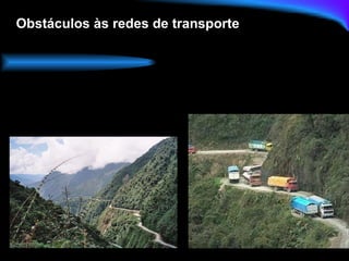 Obstáculos às redes de transporte 