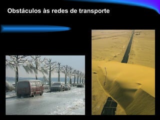 Obstáculos às redes de transporte 