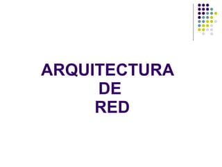 ARQUITECTURA  DE  RED 